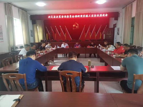 興文縣決策咨詢委員會深入周家鎮開展工業企業調研與咨詢服務